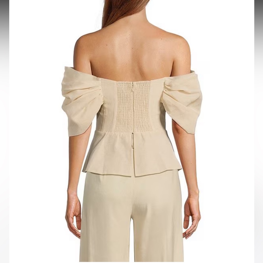 NWT Antonio Melani x Style by Simkins Coordinating Lynn Linen Blend Top - Picture 14 of 16